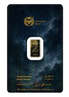 Rückseite der Halloween Coincard mit dem Germania...