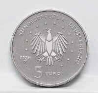 Rückseite der Deutschland 5 Euro 2026 Ariane 6 mit...