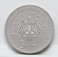 Rückseite der Deutschland 5 Euro 2026 Ariane 6 mit...