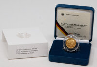 20 Euro Goldmünze 2026 Wisent Prägestätte...
