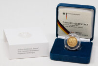 20 Euro Goldmünze 2026 Wisent Prägestätte...
