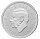 Wertseite der 1 oz Silber Britannia mit Nennwert 2 Pfund und dem Porträt von König Charles III.