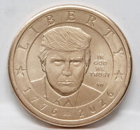 Porträtseite des US 1 Dollar Präsidentendollars...