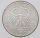 Rückseite der Münze mit Bundesadler, Nennwert 5 Deutsche Mark und Jahrgang 1957. Prägebuchstabe J der Hamburgischen Münze deutlich sichtbar.