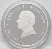Australien 1 Dollar 2027 - Jahr der Ziege - coloriert PP