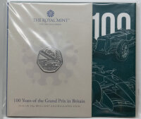Motivseite der britischen 50 Pence Münze 2026 Grand...