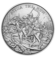 Miyamoto Musashi Silber Round – Motiv Vorderseite...