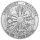 Rückseite der Medaille mit Serienaufschrift und Prägedetail