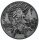 Motivseite der 1 oz Feinsilbermünze 2026 Ragnarök - Thor im geheimnisvollen Black BU Finish.