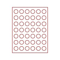 Runde Münze mit geprägtem Portraitprofil-Motiv,...