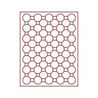 Runde Münze mit geprägtem Adler-Motiv,...