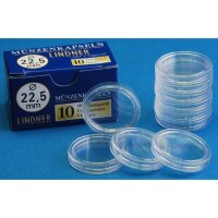 Runde Münze mit geprägtem Portraitprofil-Motiv,...