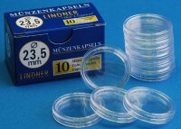 Runde Münze mit geprägtem Portraitprofil-Motiv,...