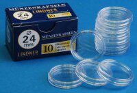 Runde Münze mit geprägtem Portraitprofil-Motiv,...