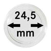Lindner Kapseln - 24,5 mm - 10er Pack