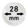 Lindner Kapseln - 28 mm - 10er Pack