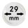 Lindner Kapseln - 29 mm - 10er Pack