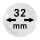 Lindner Kapseln - 32 mm - 10er Pack