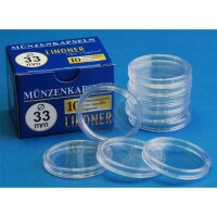 Runde Münze mit geprägtem Adler-Motiv,...