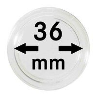 Lindner Kapseln - 36 mm - 10er Pack