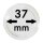 Lindner Kapseln - 37 mm - 10er Pack