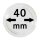 Lindner Kapseln - 40 mm - 10er Pack