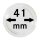 Lindner Kapseln - 41 mm - 10er Pack