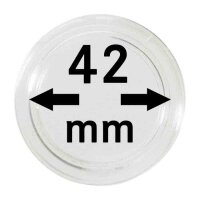 Lindner Kapseln - 42 mm - 10er Pack
