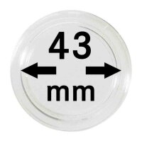 Lindner Kapseln - 43 mm - 10er Pack